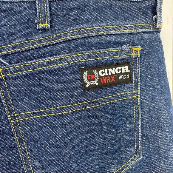 Cinch WRX Flame Resistant, Green Label Dark Wash Jeans. Size 42x30 New cond! - Picture 5 of 7